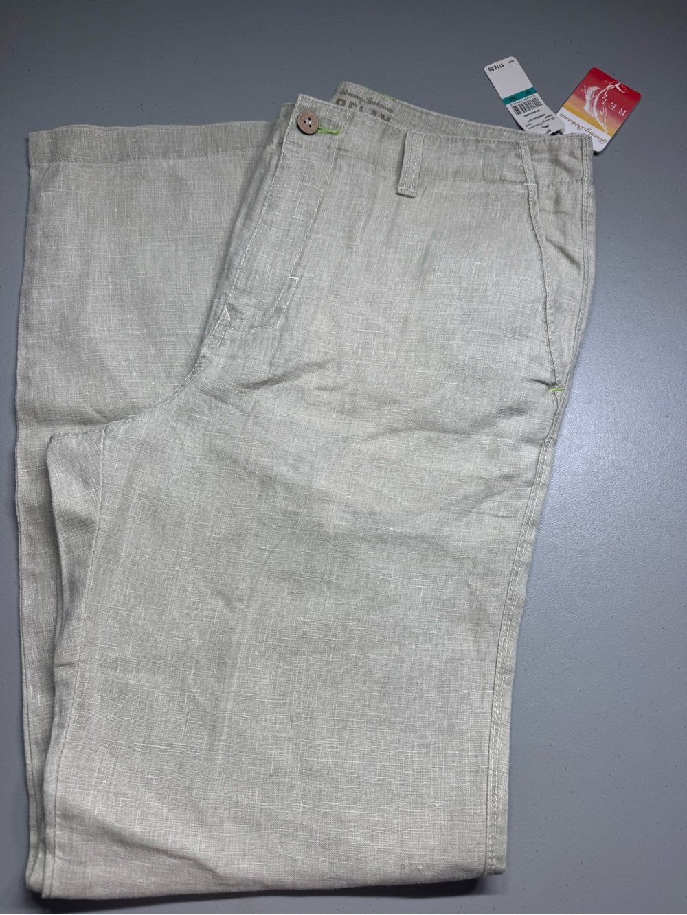 Men's Tommy Bahama 100% linen Pants - Light Beige size 35/34